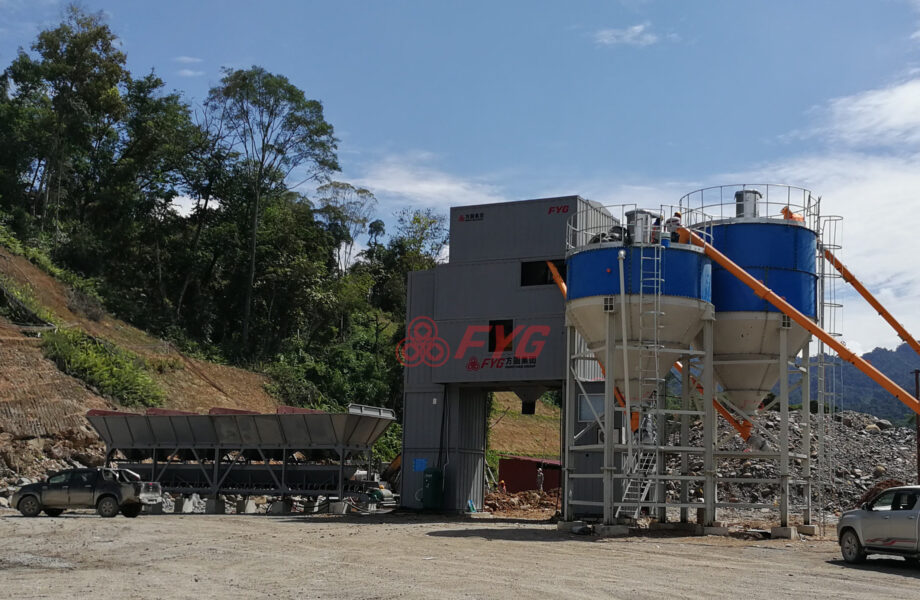 Modular concrete mixing plant - HZS90D Modular concrete mixing plant - HZS90D