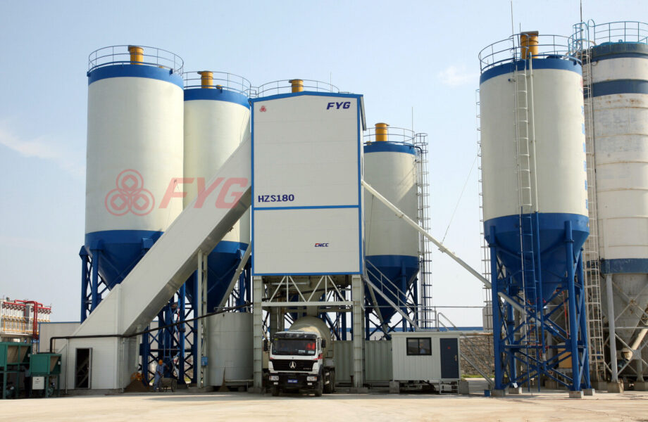 Standard Concrete Mixing Plant with Conveyor Loading 2