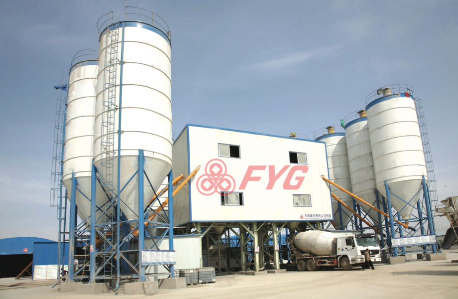 Standard Concrete Mixing Plant with Conveyor Loading 5