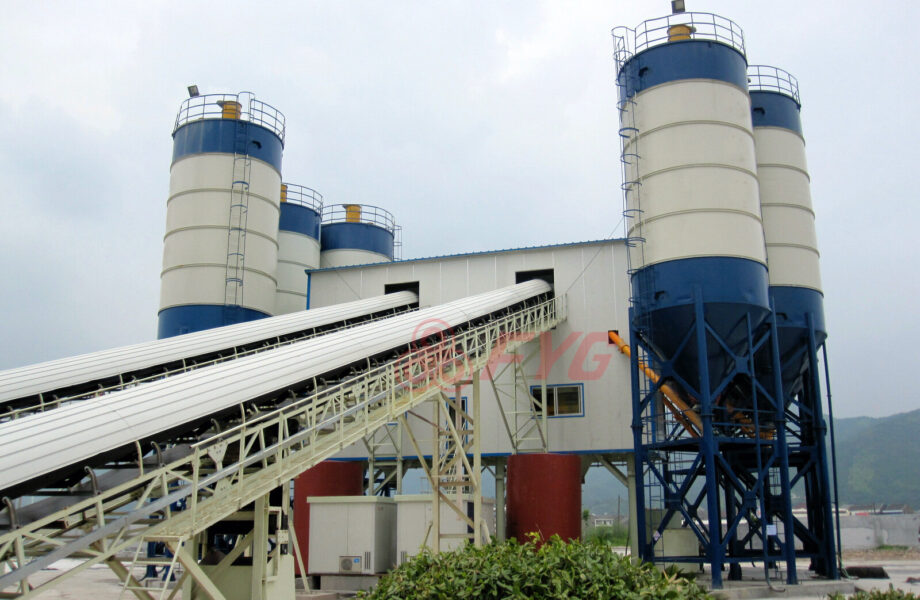 Standard Concrete Mixing Plant with Conveyor Loading 6